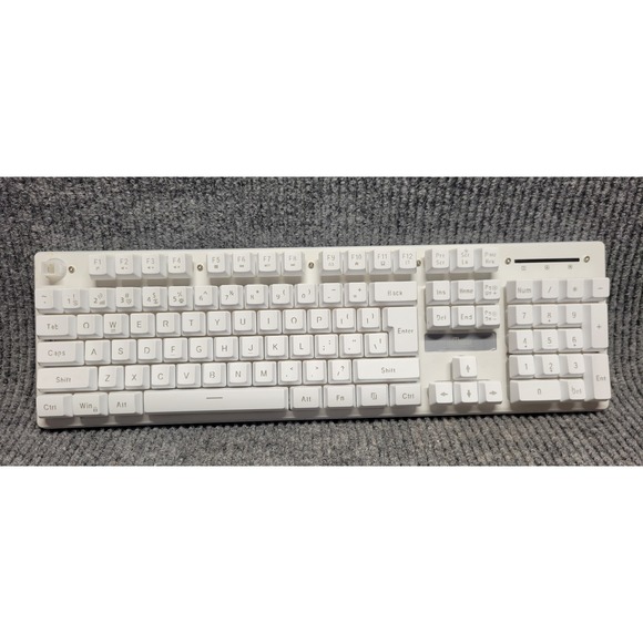 RedThunder Other - RedThunder K10 Wireless Backlit Gaming Keyboard White RGB 2.4G no mouse & dongle